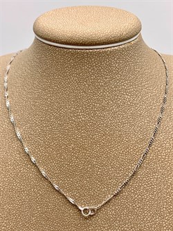 *Цепь р.55 Инфинити Сингапур Фигаро арт. 6471R14501001L55-158, (Вес 1,55 г) - фото 319867 *Цепь р.55 Инфинити Сингапур Фигаро арт. 6471R14501001L55-158, (Вес 1,55 г) - фото 319867