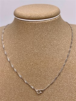 *Цепь р.40 Инфинити Сингапур Фигаро арт. 6471R14501001L40-219, (Вес 1,25 г) - фото 319911