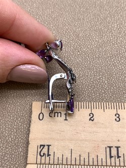 *Серьги Аметист Романовы арт. 02-1814/00АМ-00-203 вес 7,11 г - фото 320287 *Серьги Аметист Романовы арт. 02-1814/00АМ-00-203 вес 7,11 г - фото 320287