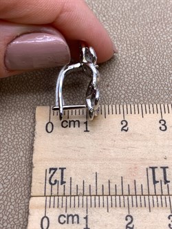 *Серьги Орхидея Сиреневый Фианит Микс Микро Вставки арт. MP-E1057-1-X-W-X-X-M2-232 вес 6,1 г - фото 320354 *Серьги Орхидея Сиреневый Фианит Микс Микро Вставки арт. MP-E1057-1-X-W-X-X-M2-232 вес 6,1 г - фото 320354