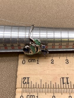 *Кольцо р.18 Фианит Шпинель синт арт. CZ-R01669-X-W-DT-X-NE-798 вес 3,3 г - фото 320389