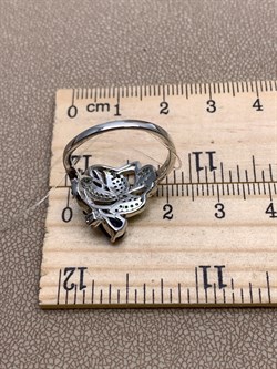 *Кольцо р.18 Фианит Шпинель синт арт. CZ-R01669-X-W-DT-X-NE-798 вес 3,3 г - фото 320396