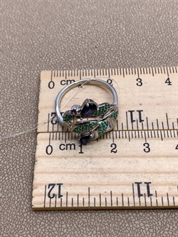 *Кольцо р.18 Фианит Шпинель синт арт. CZ-R01669-X-W-DT-X-NE-798 вес 3,3 г - фото 320397