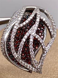 *Подвеска Коньячный Фианит Микро Вставки арт. MP-P00063-X-W-X-X-BW-415 вес 5,4 г - фото 320408 *Подвеска Коньячный Фианит Микро Вставки арт. MP-P00063-X-W-X-X-BW-415 вес 5,4 г - фото 320408