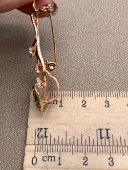 *Брошь-кулон Роза Эмаль арт. AB-Br00350-X-G-DCh-Gg-LO-888 вес 6,52 г - фото 320432 *Брошь-кулон Роза Эмаль арт. AB-Br00350-X-G-DCh-Gg-LO-888 вес 6,52 г - фото 320432