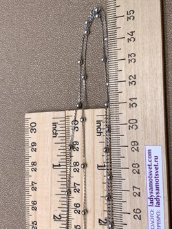 *Цепь р.150 Роло плоская с шариками арт. 074211R22025L150-180 Вес 6,30 г - фото 320445 *Цепь р.150 Роло плоская с шариками арт. 074211R22025L150-180 Вес 6,30 г - фото 320445