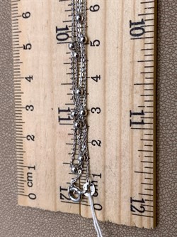 *Цепь р.120 Роло плоская с шариками арт. 074211R22025L120-210 Вес 5,01 г - фото 320474 *Цепь р.120 Роло плоская с шариками арт. 074211R22025L120-210 Вес 5,01 г - фото 320474