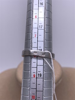 *Кольцо р.18 Белый Жемчуг д.8,5*9мм арт. 1.0318.0.b-759 Вес 3,17 г - фото 320524