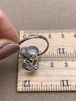 *Кольцо р.18,5 Белый Жемчуг д.10,5*11мм арт. 1.0280.0.b-787 Вес 3,66 г - фото 320547 *Кольцо р.18,5 Белый Жемчуг д.10,5*11мм арт. 1.0280.0.b-787 Вес 3,66 г - фото 320547