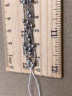 *Цепь р.150 Роло гладкая с шариками арт. 070011R025L150-426 (Вес 10,5 г) - фото 320580 *Цепь р.150 Роло гладкая с шариками арт. 070011R025L150-426 (Вес 10,5 г) - фото 320580