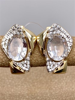 *Серьги Горный Хрусталь цв Лимонное арт. 02-2-632-5801-021-280 вес 3,65 г - фото 320599 *Серьги Горный Хрусталь цв Лимонное арт. 02-2-632-5801-021-280 вес 3,65 г - фото 320599