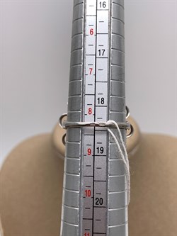 *Кольцо р.18,5 Белый Жемчуг д.10*10,5мм арт. 1.0325.0.b-096 Вес 6,29 г - фото 320620