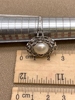 *Кольцо р.17,5 Белый Жемчуг д.10*10,5мм арт. 1.0325.0.b-917 Вес 6,08 г - фото 320640 *Кольцо р.17,5 Белый Жемчуг д.10*10,5мм арт. 1.0325.0.b-917 Вес 6,08 г - фото 320640