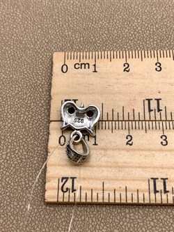 *Подвеска Филин Марказит Гранат Пироп арт. HP975SP-460 вес 2,16 г - фото 320709