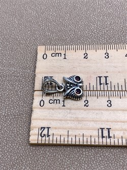 *Подвеска Филин Марказит Гранат Пироп арт. HP975SP-460 вес 2,16 г - фото 320710