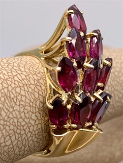 *Кольцо р.18 Гранат Родолит цв Лимонное арт. 01-1-682-12-938 вес 4,97 г - фото 320753 *Кольцо р.18 Гранат Родолит цв Лимонное арт. 01-1-682-12-938 вес 4,97 г - фото 320753