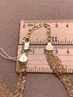 *Цепь р.40 Роло 14 рядов 2 цвета арт. 078163YZ6612L40-088, (Вес 11,7 г) - фото 320890 *Цепь р.40 Роло 14 рядов 2 цвета арт. 078163YZ6612L40-088, (Вес 11,7 г) - фото 320890