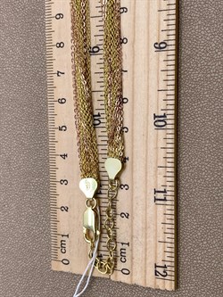 *Цепь р.45 Роло 14 рядов 2 цвета арт. 078163YZ6612L45-817, (Вес 13 г) - фото 320896 *Цепь р.45 Роло 14 рядов 2 цвета арт. 078163YZ6612L45-817, (Вес 13 г) - фото 320896