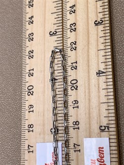 *Цепь р.45 Роло овальная арт. 0757R030L45-021, (Вес 3,5 г) - фото 320956