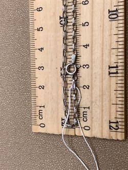 *Цепь р.45 Роло овальная арт. 0757R030L45-021, (Вес 3,5 г) - фото 320957