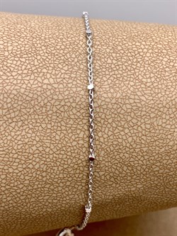 *Браслет р.17 Роло гладкая Кубики арт. 0782R210255L17-103, (Вес 0,9 г) - фото 321051 *Браслет р.17 Роло гладкая Кубики арт. 0782R210255L17-103, (Вес 0,9 г) - фото 321051