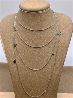 *Цепь р.120 Роло гладкая с подвесками арт. 070053R030L120-885,  (Вес 3 г) - фото 321840 *Цепь р.120 Роло гладкая с подвесками арт. 070053R030L120-885,  (Вес 3 г) - фото 321840