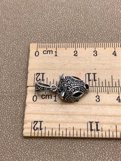 *Подвеска Бельчонок Марказит Гранат Пироп арт. П 765-410 вес 3,57 г - фото 321860