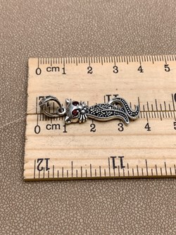 *Подвеска Кошка Марказит арт. HP1274-354 вес 3,4 г - фото 321891 *Подвеска Кошка Марказит арт. HP1274-354 вес 3,4 г - фото 321891