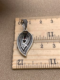 *Подвеска Микс Марказит Гранат Пироп арт. HP571-735 вес 3,31 г - фото 321902 *Подвеска Микс Марказит Гранат Пироп арт. HP571-735 вес 3,31 г - фото 321902