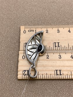 *Подвеска Марказит Гранат Пироп арт. П 751-907 вес 4,4 г - фото 321977