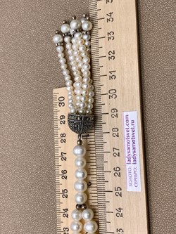 *Колье р.50 Марказит Жемчуг арт. FPN0026-129 вес 46.66 г - фото 322045 *Колье р.50 Марказит Жемчуг арт. FPN0026-129 вес 46.66 г - фото 322045