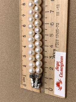 *Колье р.60 Марказит Жемчуг арт. FPN0026-099 вес 54.7 г - фото 322078 *Колье р.60 Марказит Жемчуг арт. FPN0026-099 вес 54.7 г - фото 322078