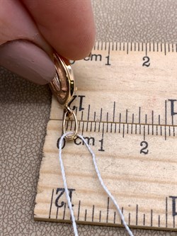 *Подвеска Горный Хрусталь цв красное арт. 30310805-928 вес 1,81 г - фото 322087