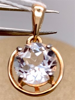 *Подвеска Горный Хрусталь цв красное арт. 3321612-293 вес 1,37 г - фото 322092