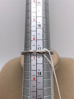 *Кольцо р.17 Белый Жемчуг д.9*9,5мм арт. 1.0469.0.b-414 Вес 2,68 г - фото 322105