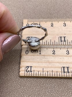 *Кольцо р.16 Белый Жемчуг д.9*9,5мм арт. 1.0469.0.b-483 Вес 2,53 г - фото 322130 *Кольцо р.16 Белый Жемчуг д.9*9,5мм арт. 1.0469.0.b-483 Вес 2,53 г - фото 322130