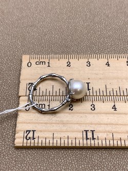 *Кольцо р.16 Белый Жемчуг д.9*9,5мм арт. 1.0469.0.b-483 Вес 2,53 г - фото 322132 *Кольцо р.16 Белый Жемчуг д.9*9,5мм арт. 1.0469.0.b-483 Вес 2,53 г - фото 322132