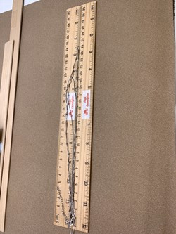 *Колье р.40-45 Фантазия 3 ряда Коробочка Перлина Коробочка с шариками арт. 0323R006L40+278, (Вес 5,27 г) - фото 322494