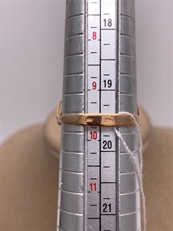 *Кольцо р.19,5 Горный Хрусталь цв Красное арт. 10340335-048 (вес 6,62 г) - фото 322533