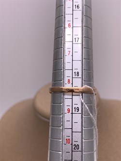 *Кольцо р.18,5 Горный Хрусталь цв Красное арт. 10310362-052 (вес 5,34 г) - фото 322553