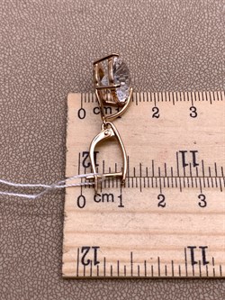 *Серьги Горный Хрусталь цв Красное арт. 20310362-053 (вес 7,76 г) - фото 322566