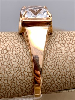 *Кольцо р.18 Горный Хрусталь цв Красное арт. 10313960-071 (вес 3,65 г) - фото 322574