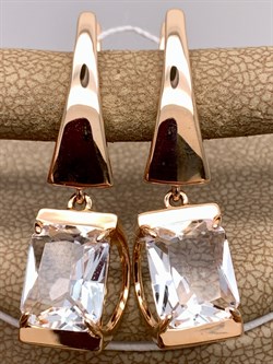 *Серьги Горный Хрусталь цв Красное арт. 20313960-072 (вес 6,28 г) - фото 322584