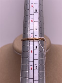 *Кольцо р.17,5 Горный Хрусталь цв Красное арт. 10317009-050 (вес 2,73 г) - фото 322592