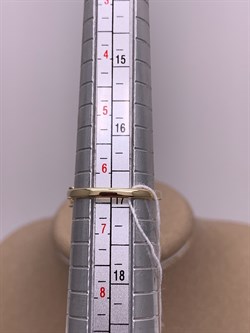 *Кольцо р.17 Горный Хрусталь цв Лимонное арт. 10350113-200 вес 2,12 г - фото 322612