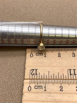 *Кольцо р.16 Горный Хрусталь цв Лимонное арт. 10390736-060 (вес 1,48 г) - фото 322629