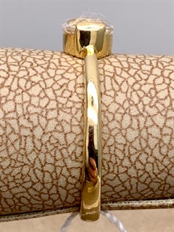 *Кольцо р.16 Горный Хрусталь цв Лимонное арт. 10390736-060 (вес 1,48 г) - фото 322632