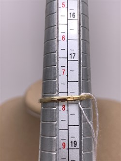 *Кольцо р.18 Горный Хрусталь цв Лимонное арт. 10317009-045 (вес 2,7 г) - фото 322658