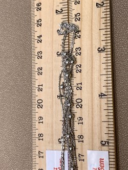 *Цепь р.45 Фантазия 3 ряда Коробочка Якорь с шариками Якорь плоская арт. 0323R001L45+313, (Вес около 7,9 г) - фото 322717 *Цепь р.45 Фантазия 3 ряда Коробочка Якорь с шариками Якорь плоская арт. 0323R001L45+313, (Вес около 7,9 г) - фото 322717