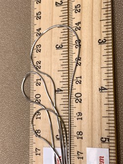 *Колье р.40 Фантазия 3 ряда Снейк квадратный арт. 0323R002L40-012, (Вес 6,73 г) - фото 322745